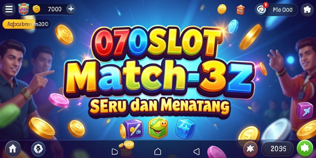 Tampilan gameplay menantang dari 070SLOT di Match-3.