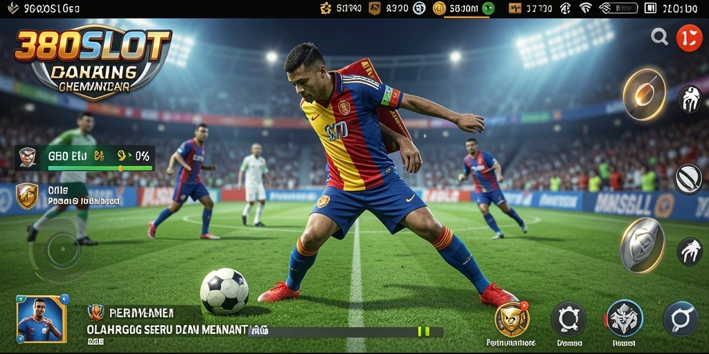 Tampilan saat bermain 380SLOT dengan suasana olahraga yang seru.