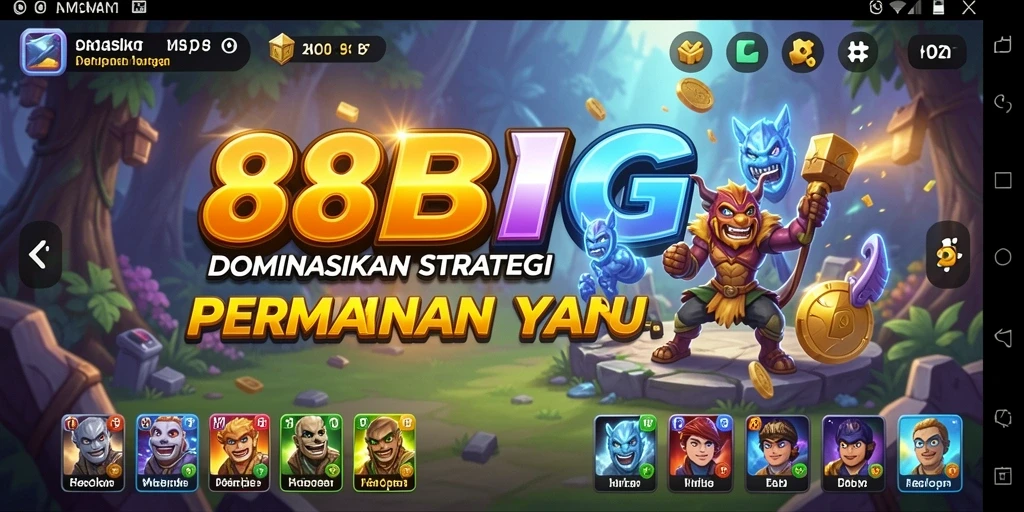 Tampilan gameplay menarik dalam game strategi 88BIG.