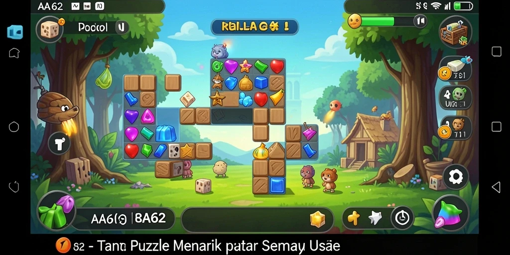 Tampilan gameplay AA62 yang menantang dan interaktif.