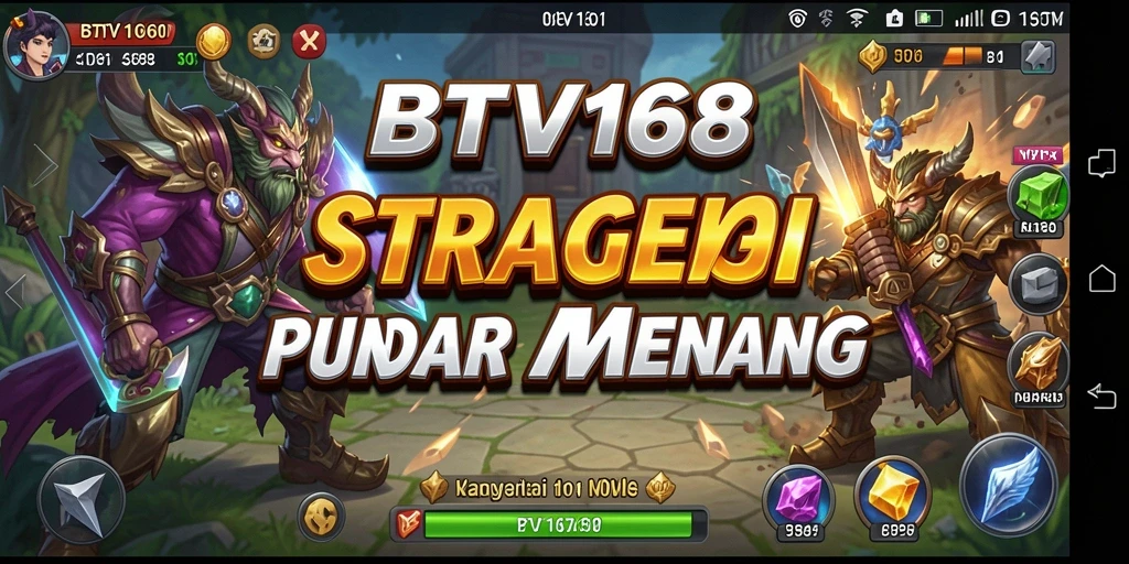 Tampilan gameplay BTV168 yang memikat dengan berbagai strategi taktis.