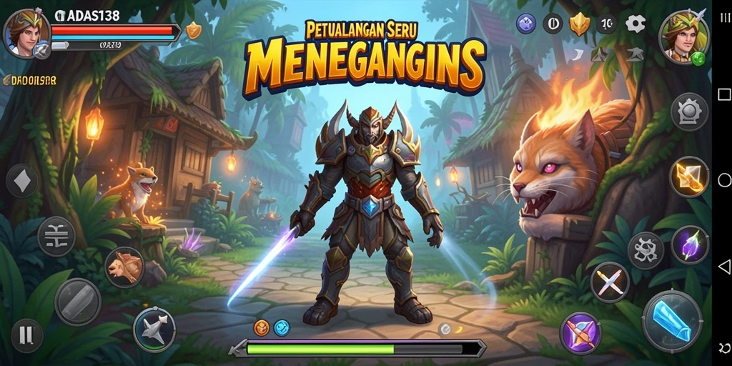 Tangkapan layar menampilkan aksi seru dalam game petualangan CADAS138.