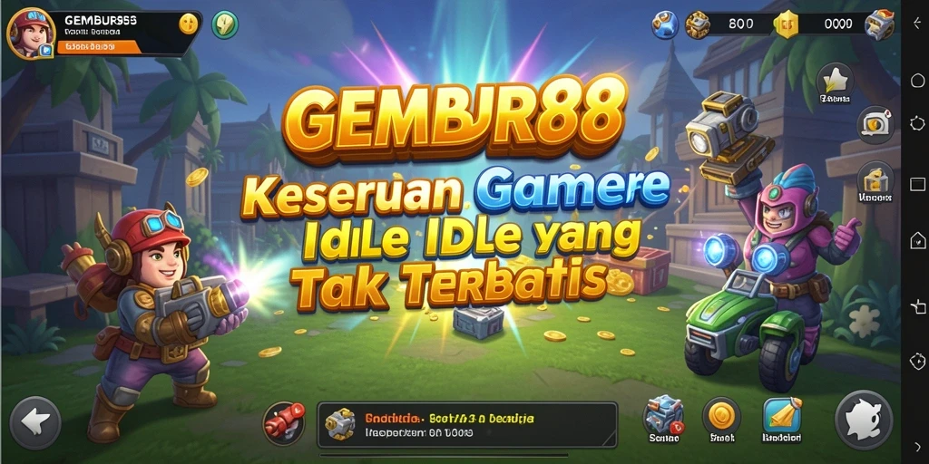 Tampilan gameplay GEMBUR88 yang menarik dan menghibur.