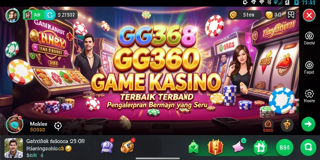 Screenshot GG368 menampilkan berbagai permainan Kasino yang mengasyikkan.