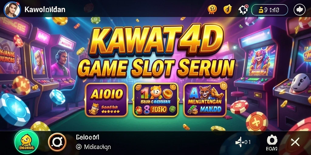 Tangkapan layar KAWAT4D menampilkan gameplay seru dari permainan slot.