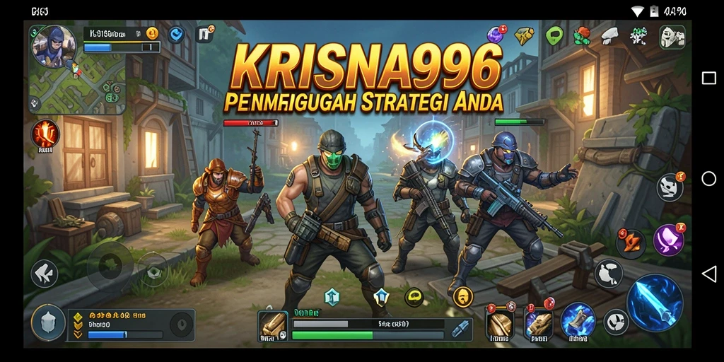 Screenshot dari gameplay menarik KRISNA96 menunjukkan strategi yang intens.