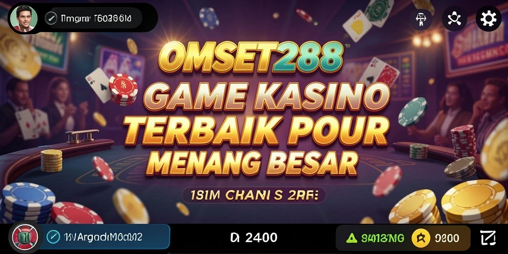Screenshot gameplay OMSET288 yang menampilkan keseruan permainan Kasino.