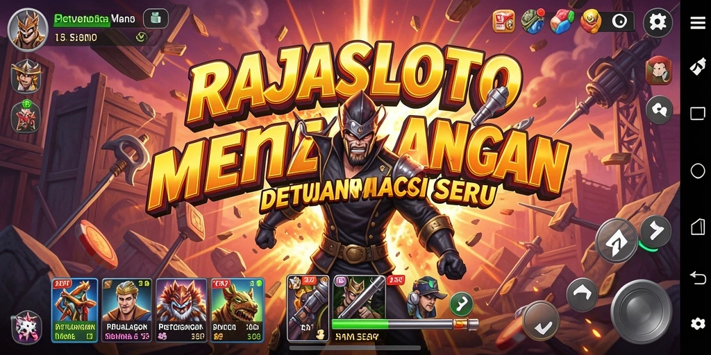 Tampilan aksi mendebarkan dari gameplay RAJASLOTO yang penuh tantangan.