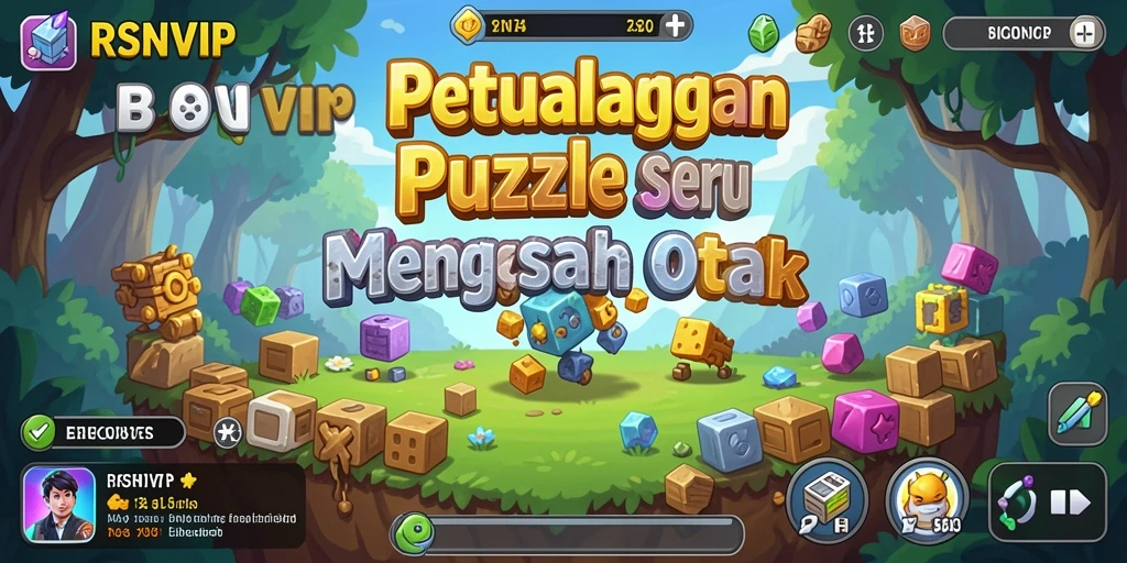 Tampilan gameplay menantang di RSNVIP dengan teka-teki yang menarik.