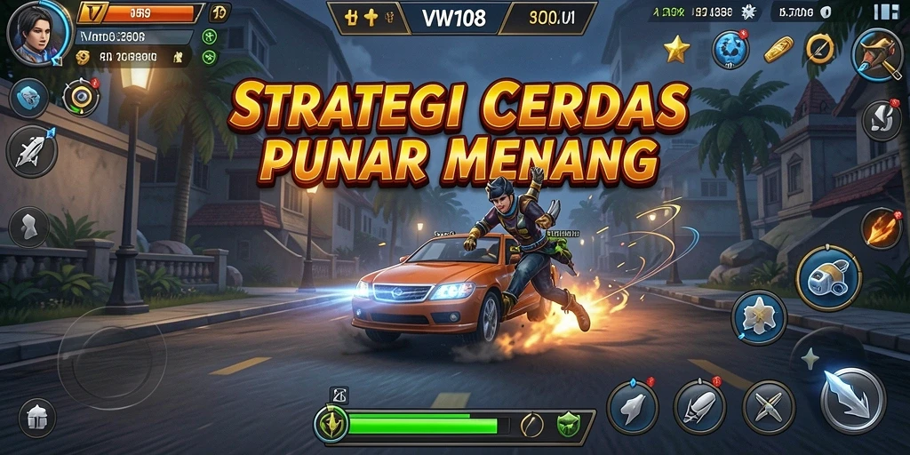 Tampilan gameplay VW108 dengan taktik seru dan grafis menawan.
