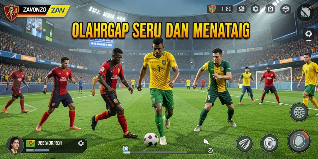 Gameplay seru dengan kompetisi olahraga di ZAVONZO.